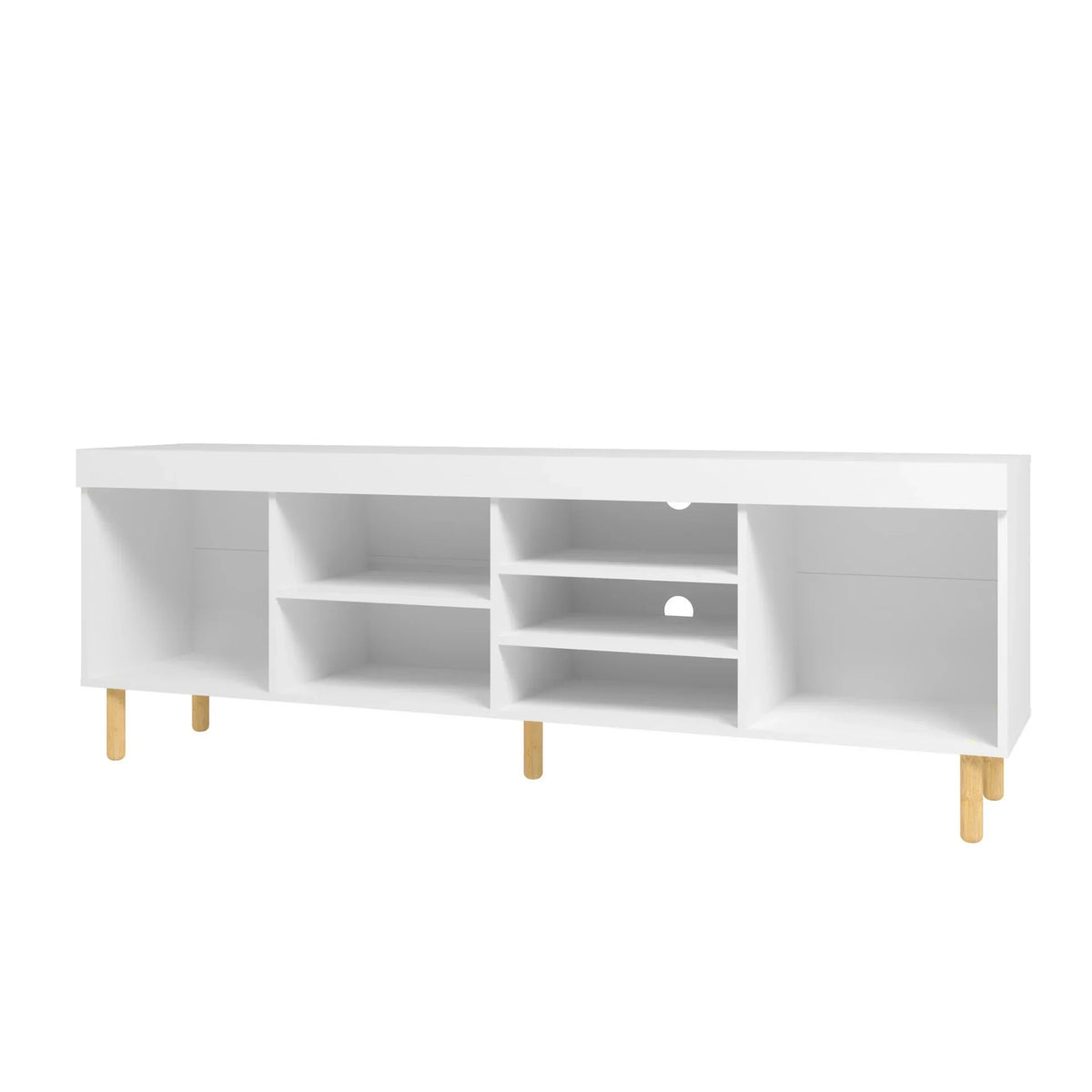 White Modern TV Stand A56275