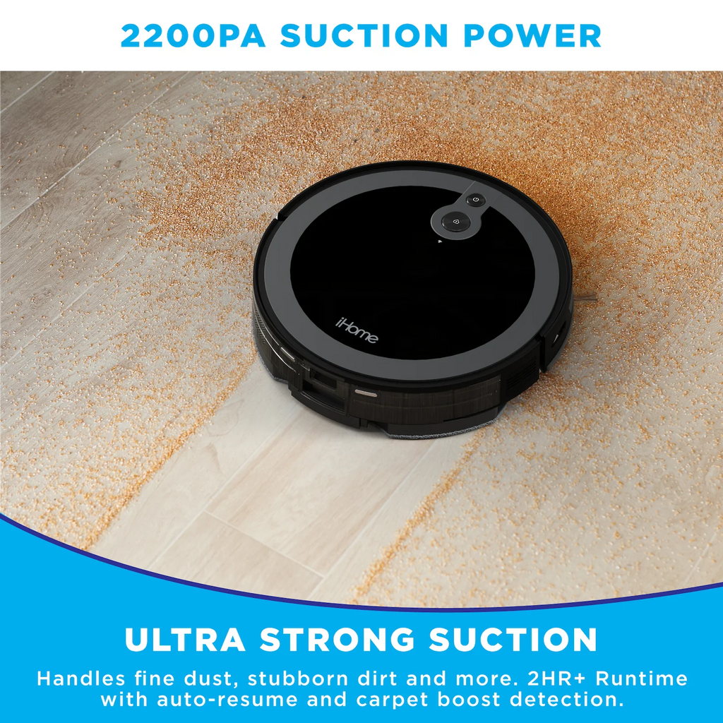 2-in-1 LIDAR Robot Vacuum and Vibrating Mop O332