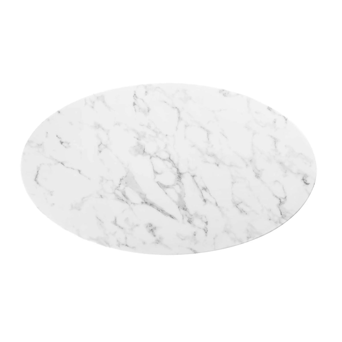 Oval Artificial Marble Coffee Table F53481