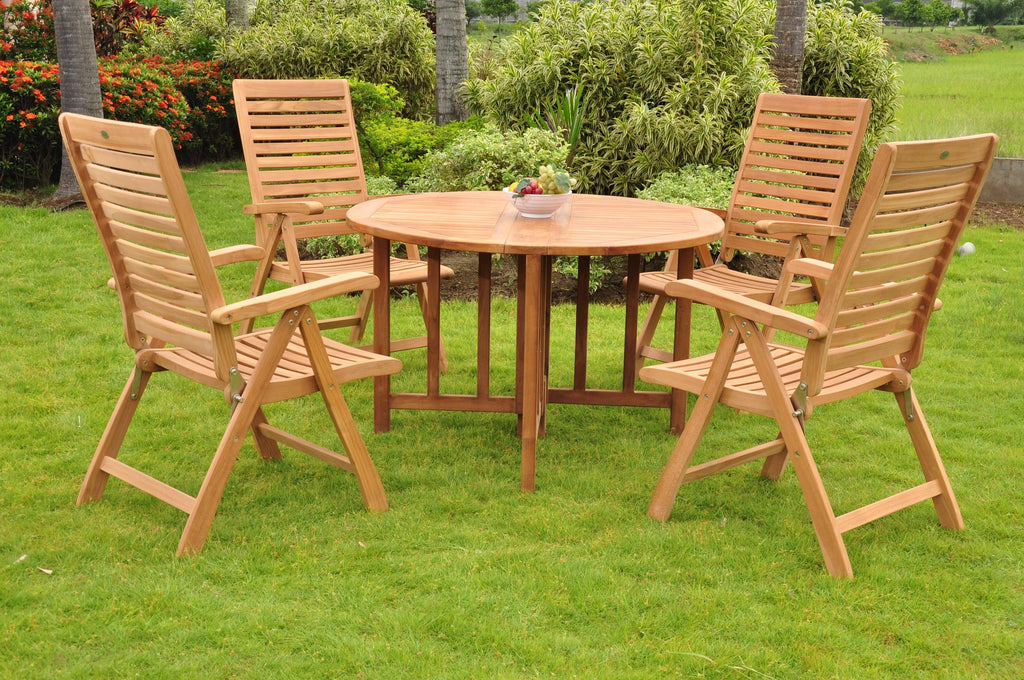4 Seater 5 Pc Teak Dining Set I73124