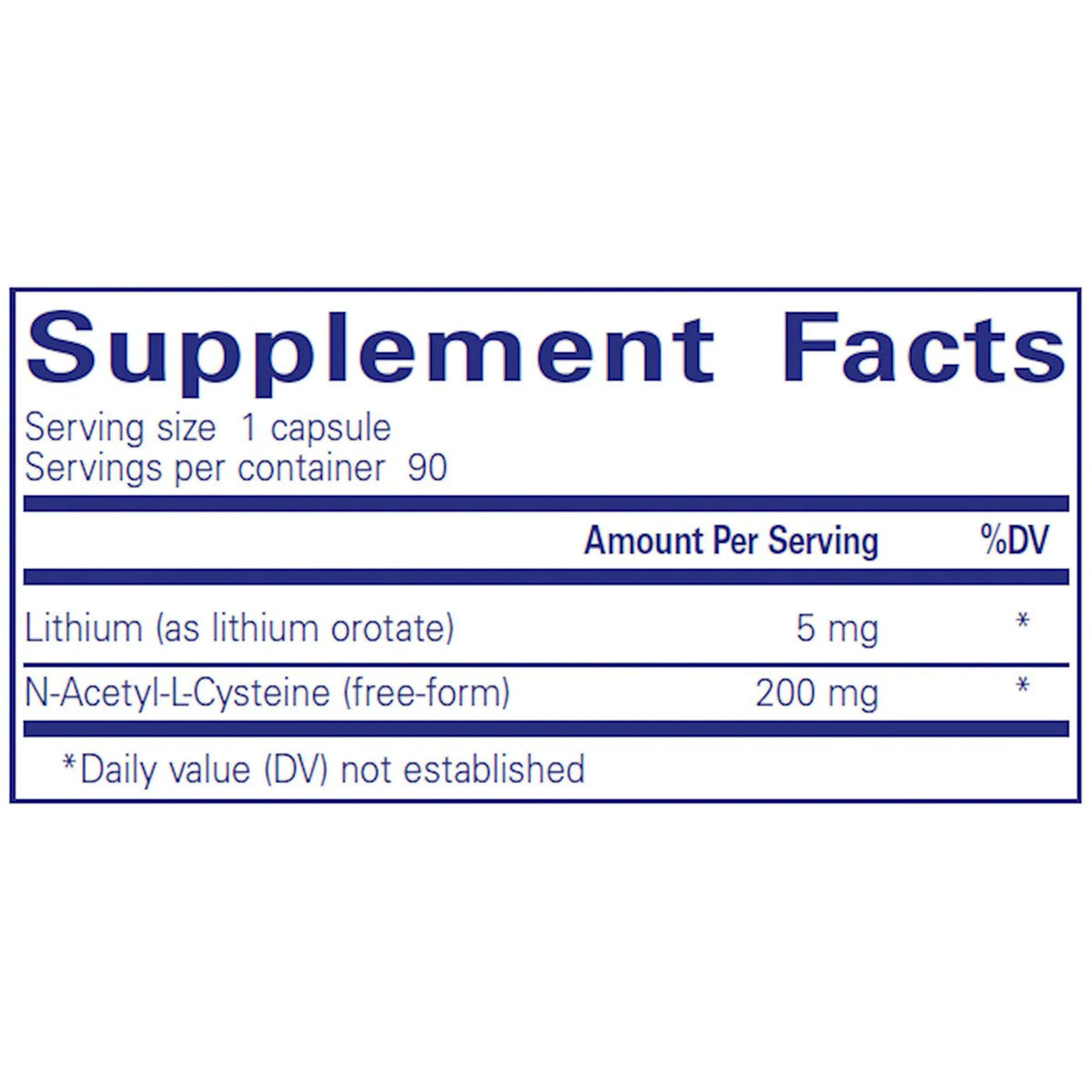 Lithium (Orotate) 5 mg I15999