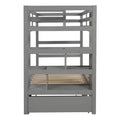 Twin Over Twin Bunk Bed with Stairs V9384