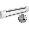 3 ft. 208V 750W White Electric Baseboard Heater S61800
