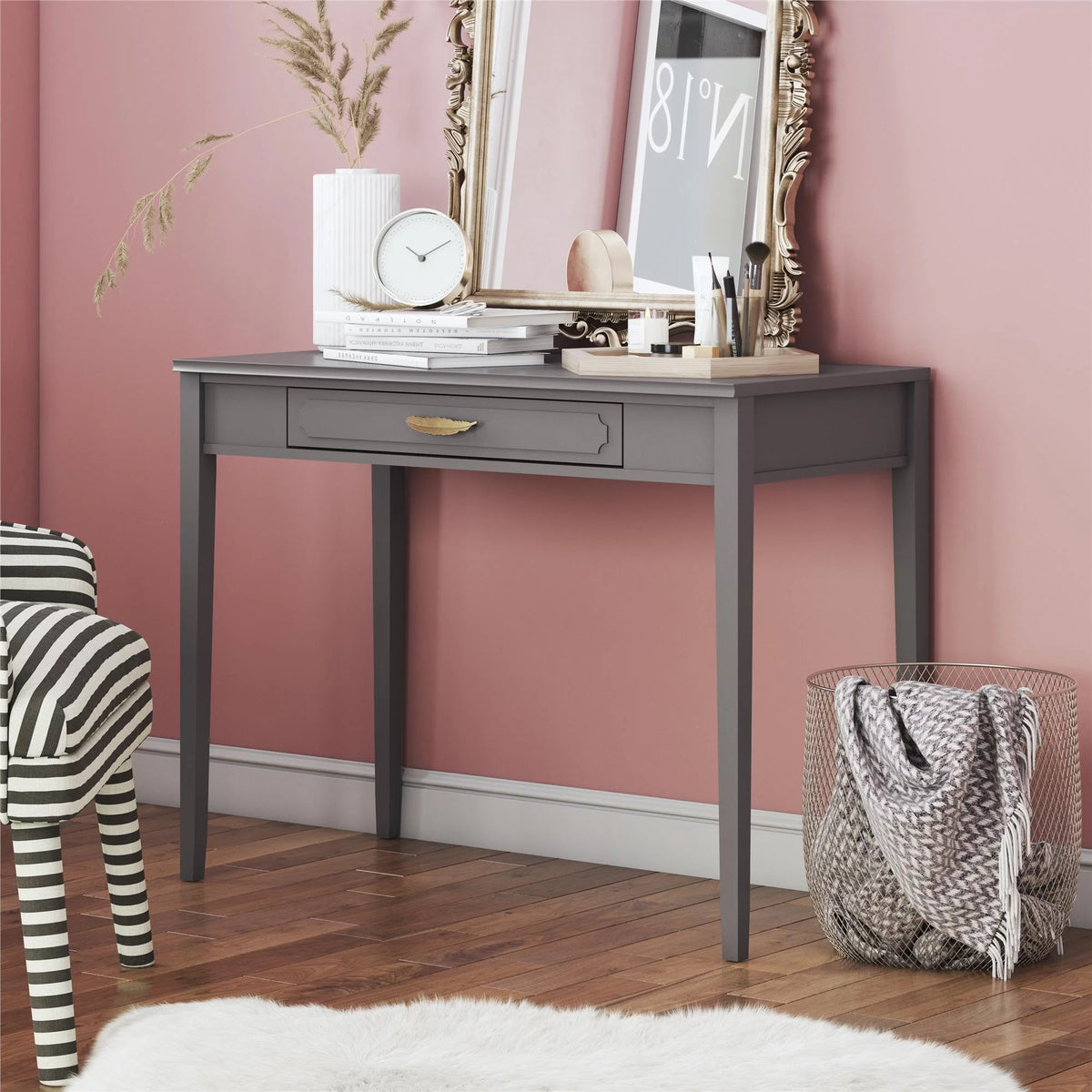 Graphite Gray Desk D60393