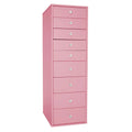 Light Pink 9 Drawer Makeup Vanity Storage C76499