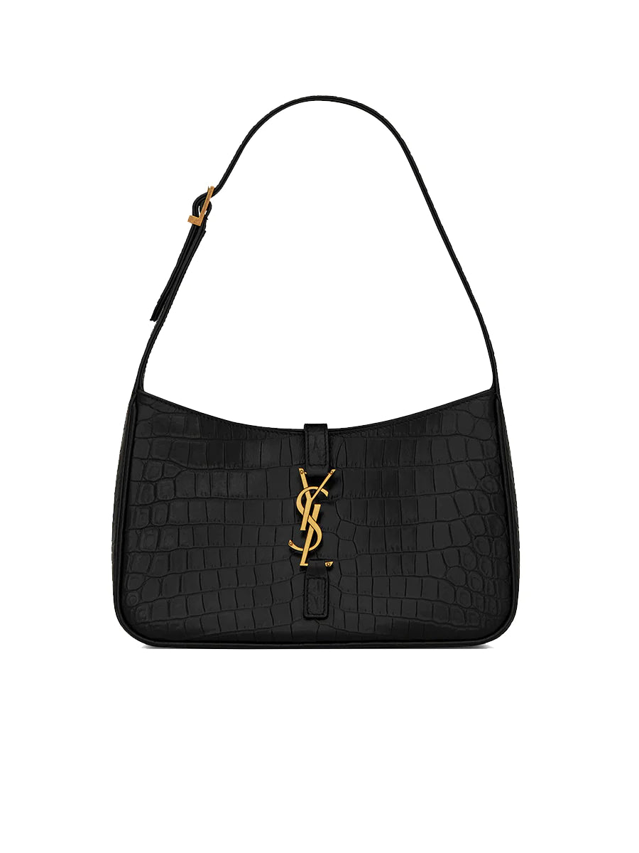 Crocodile Embossed Shiny Leather G253715
