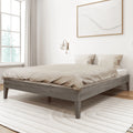 Queen Solid Wood Platform Bed Frame F9263