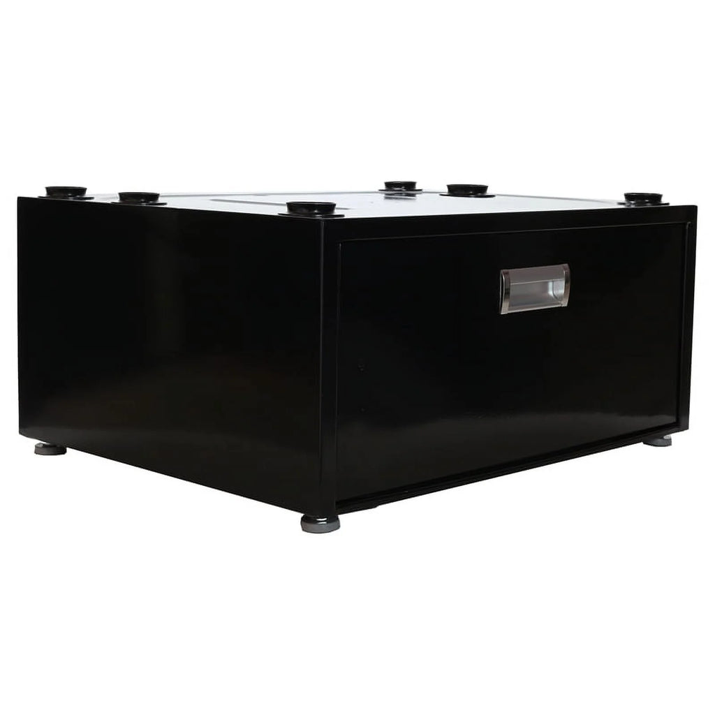 Black Laundry Pedestal with Drawer Y273