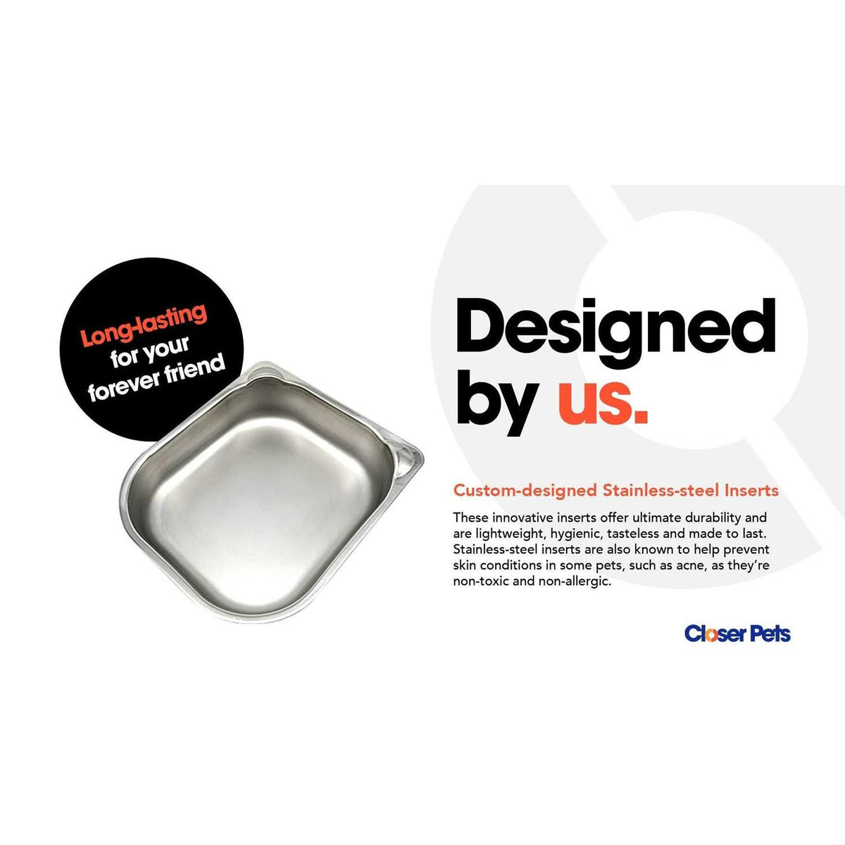 Automatic Timed Dog & Cat Feeder with Stainless Steel Bowl D9711