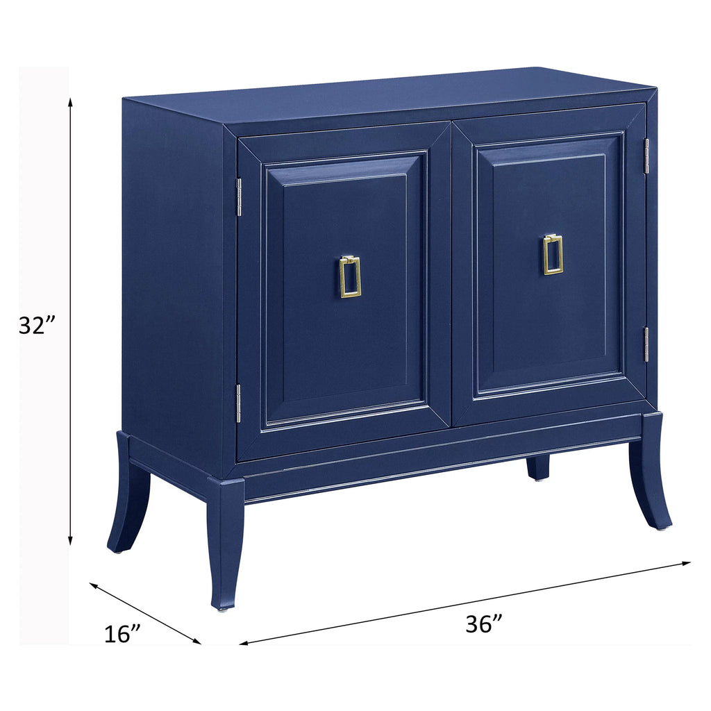 Blue Console Table with Door T685137