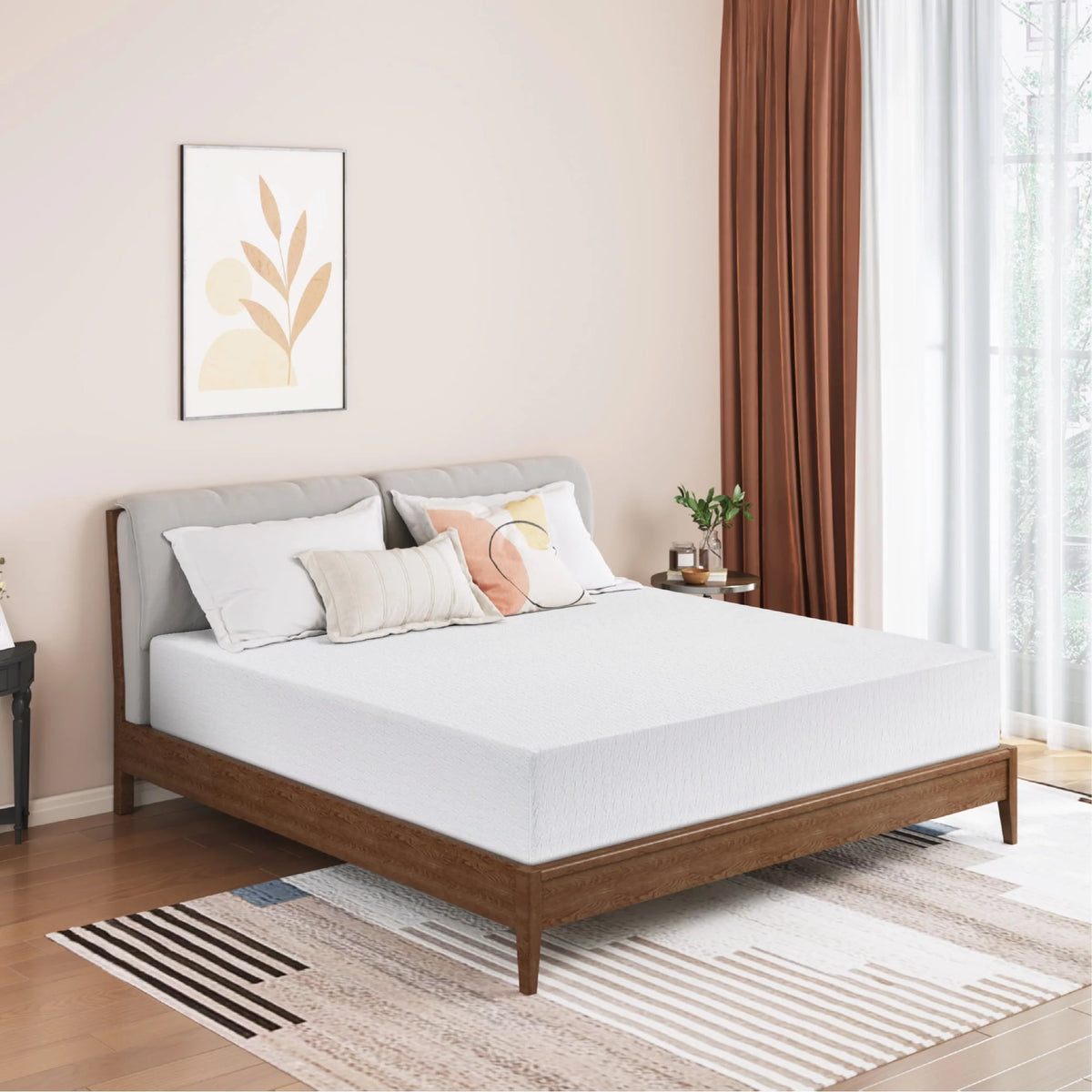 10 Gel Memory Foam Full Mattress B6463