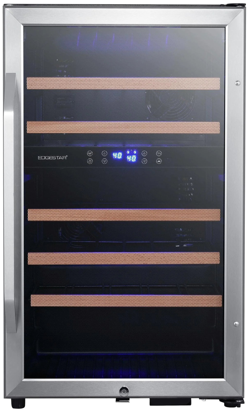 38 Bottle Capacity Free Standing Wine Cooler Stainless Steel E80814