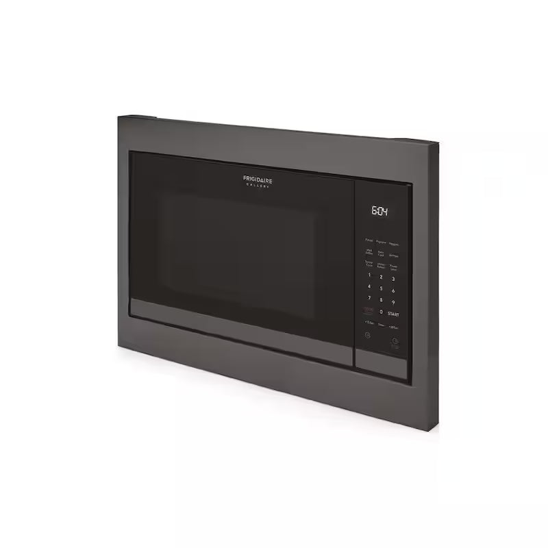 27 in. Black Stainless Steel Trim Kit for Built In Microwaves F840328