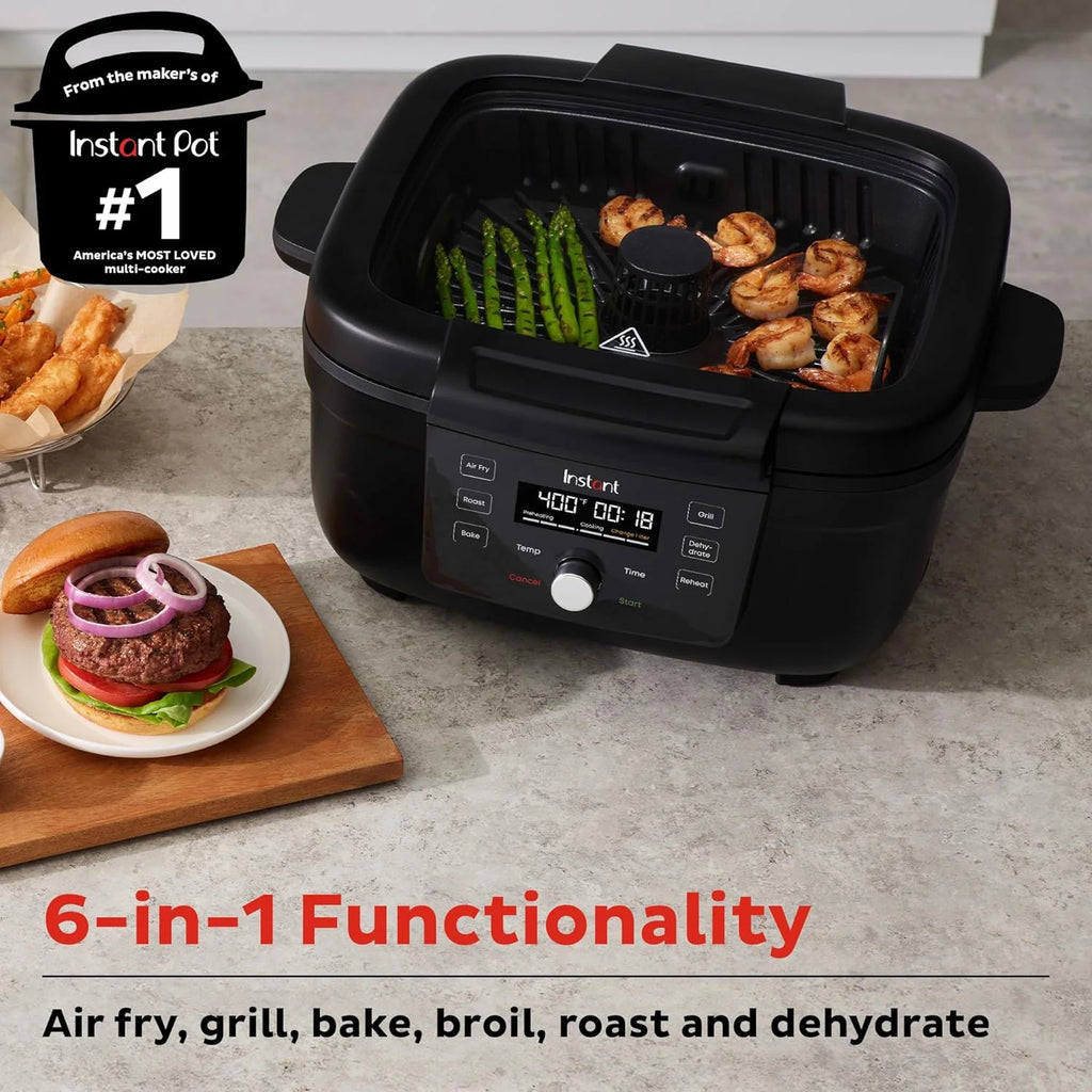 6-in-1 Indoor Grill & Air Fryer U376