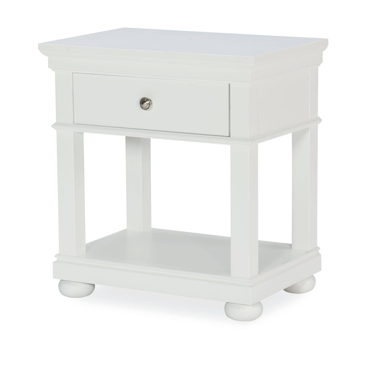 Natural White Open Nightstand T462