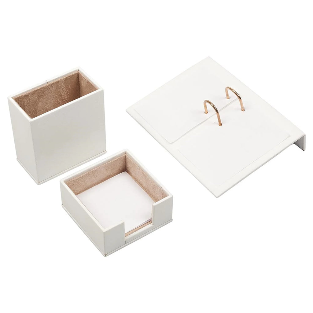 Leather 5 Pc Desk Organizer Set S472