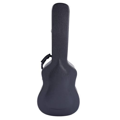 41" Arched Acoustic Guitar Hard Shell Case Black E881085