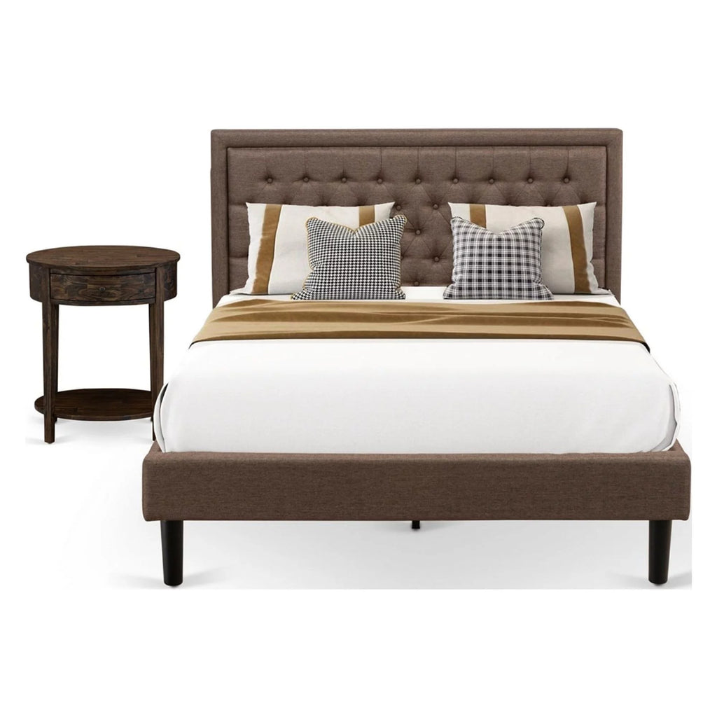 2-Piece Wood Queen Bedroom Set K6209