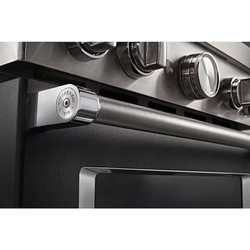 5.1 cu. ft. Smart Gas Range with Self-Cleaning and True Convection in Imperial Black S94286