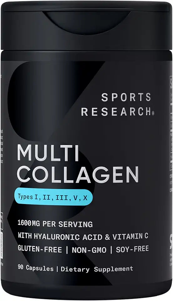 Hydrolyzed Multi Collagen Peptides with Hyaluronic Acid + Vitamin C 90 Capsules L55265