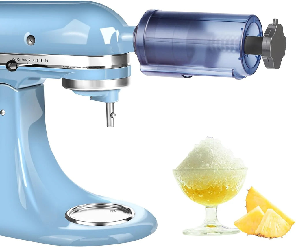 Shave Ice Attachment for Mixer with 8 Ice Molds N9241