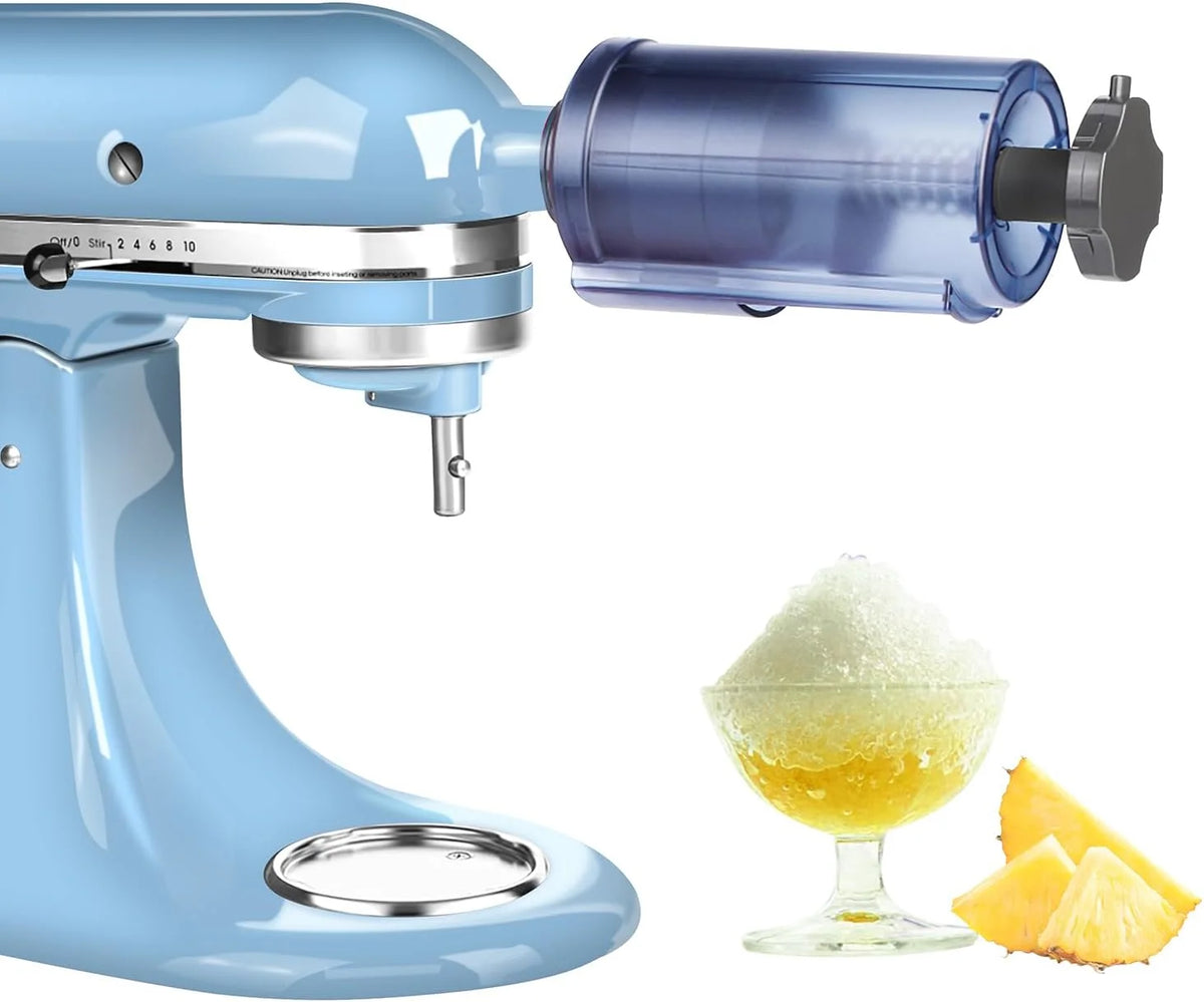 Shave Ice Attachment for Mixer with 8 Ice Molds N9241