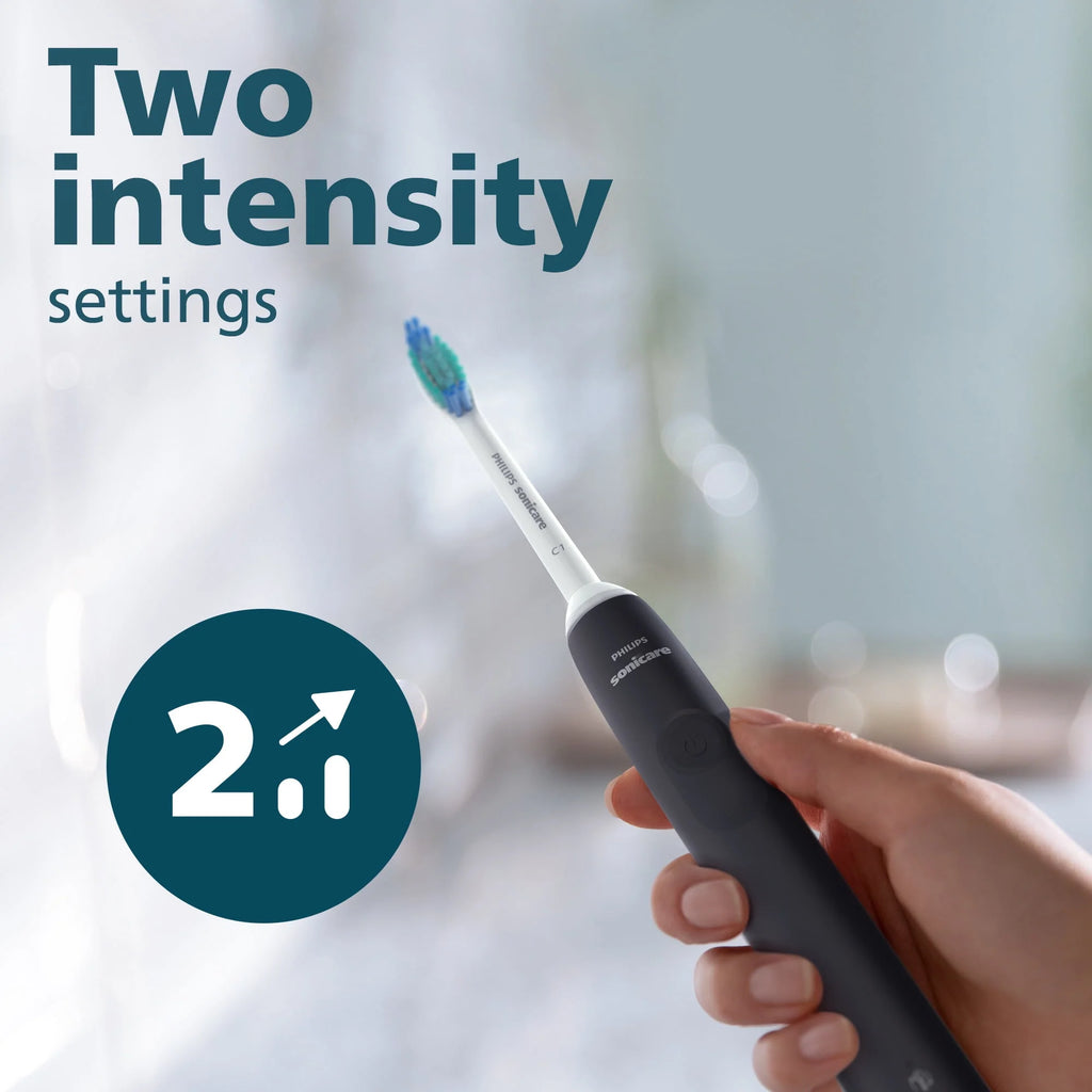 Rechargeable Electric Toothbrush with Pressure Sensor, Black H98507