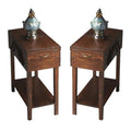 Acacia Wood End Table Set of 2 Y423564