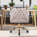 Gray Ergonomic Swivel Chair with Armrests A704728