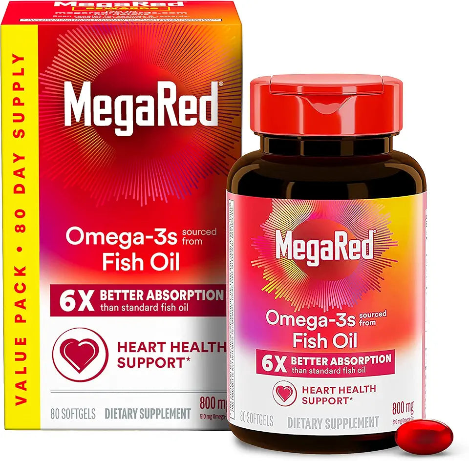 Omega-3 Fish Oil Supplement 800mg Softgels O3664