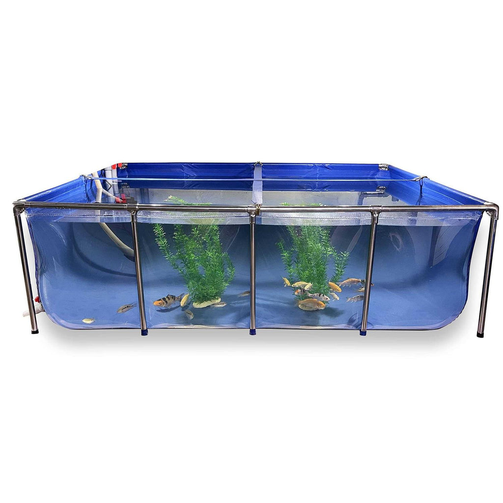 PVC Canvas Fish Pond with Steel Frame K69432