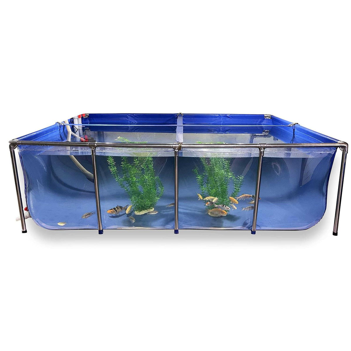 PVC Canvas Fish Pond with Steel Frame K69432