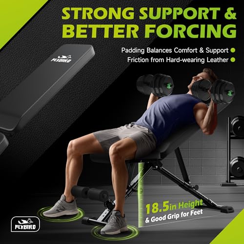 Adjustable Strength Training Weight Bench S791