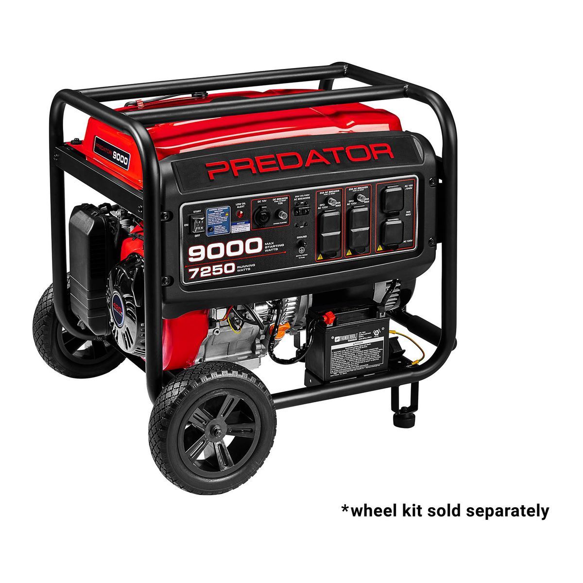 9000 Watt Gas-Powered Portable Generator V26186