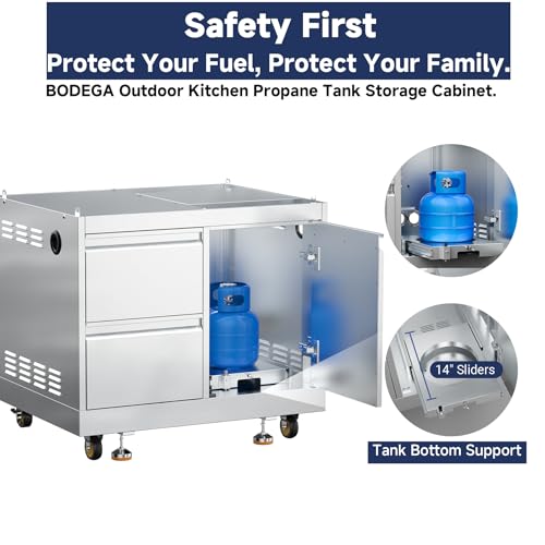 30 Inch Stainless Steel 5-Burner Propane Gas Grill E357