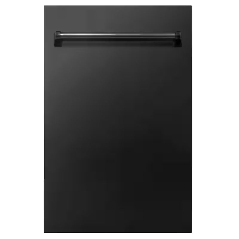 Black Stainless Steel 18 in. 6-Cycle Compact Dishwasher with 2 Racks J421