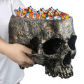 Extra Large Skull Candy Dish Bowl Holder Resin Decor S3589