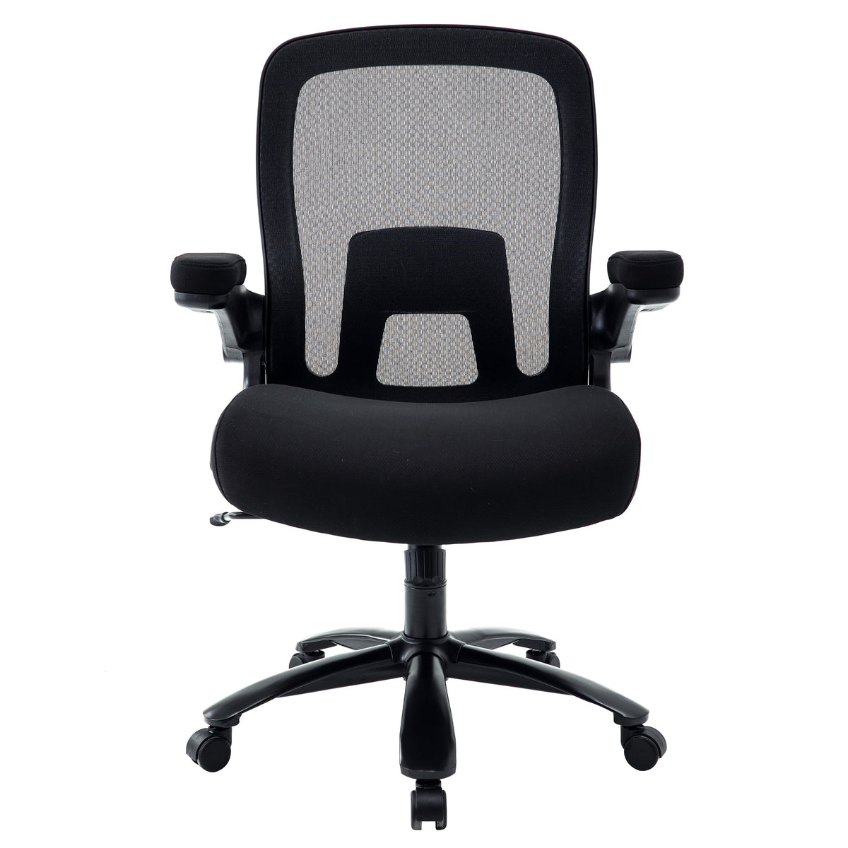 Black Mesh Office Chair with Adjustable Lumbar Support J904744
