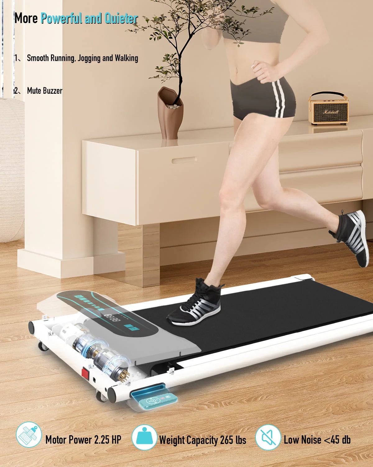 Portable Mini Treadmill with Remote Control V779981