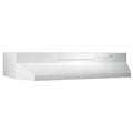 White 36-inch Under-Cabinet Convertible Range Hood with 2-Speed Fan and Light Y63081