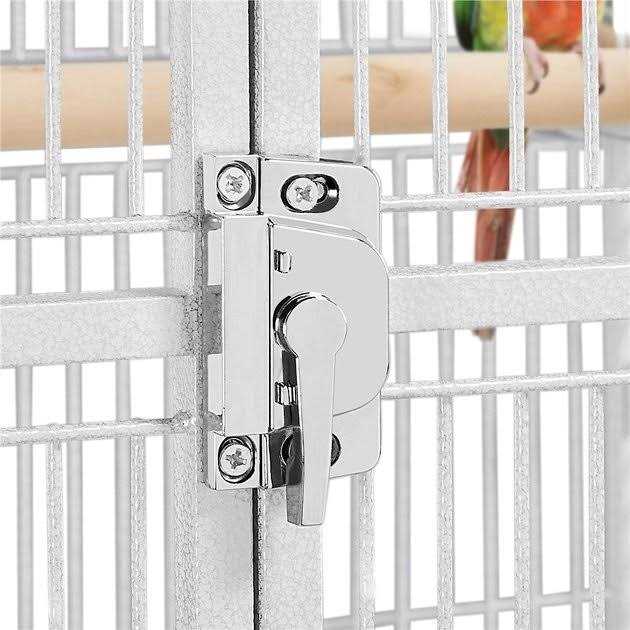 Rolling Metal Parrot Cage with Playtop Q958846