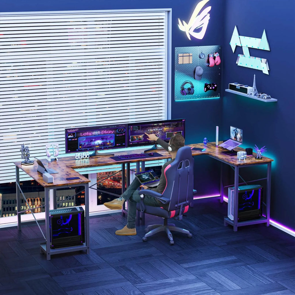 L Shaped Gaming Desk E64826