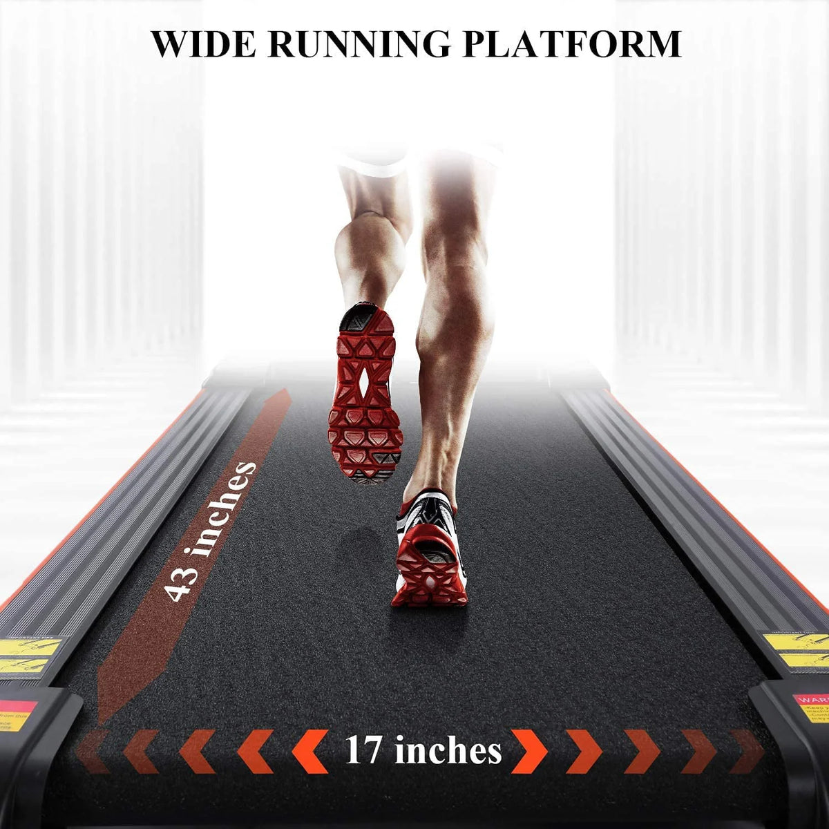 Foldable Electric Treadmill with 15 Pre-Set Programs Q5104
