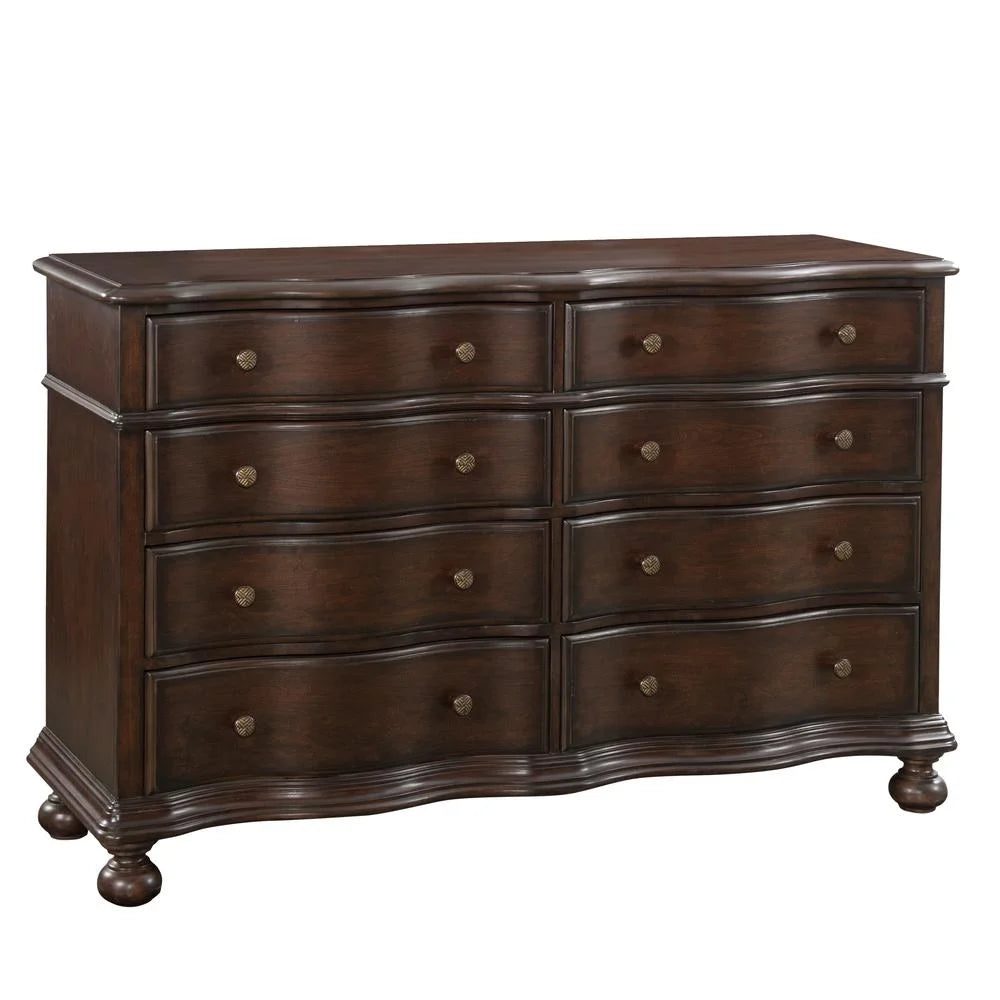 8 Drawer Wood Chest Tobacco Brown T58650