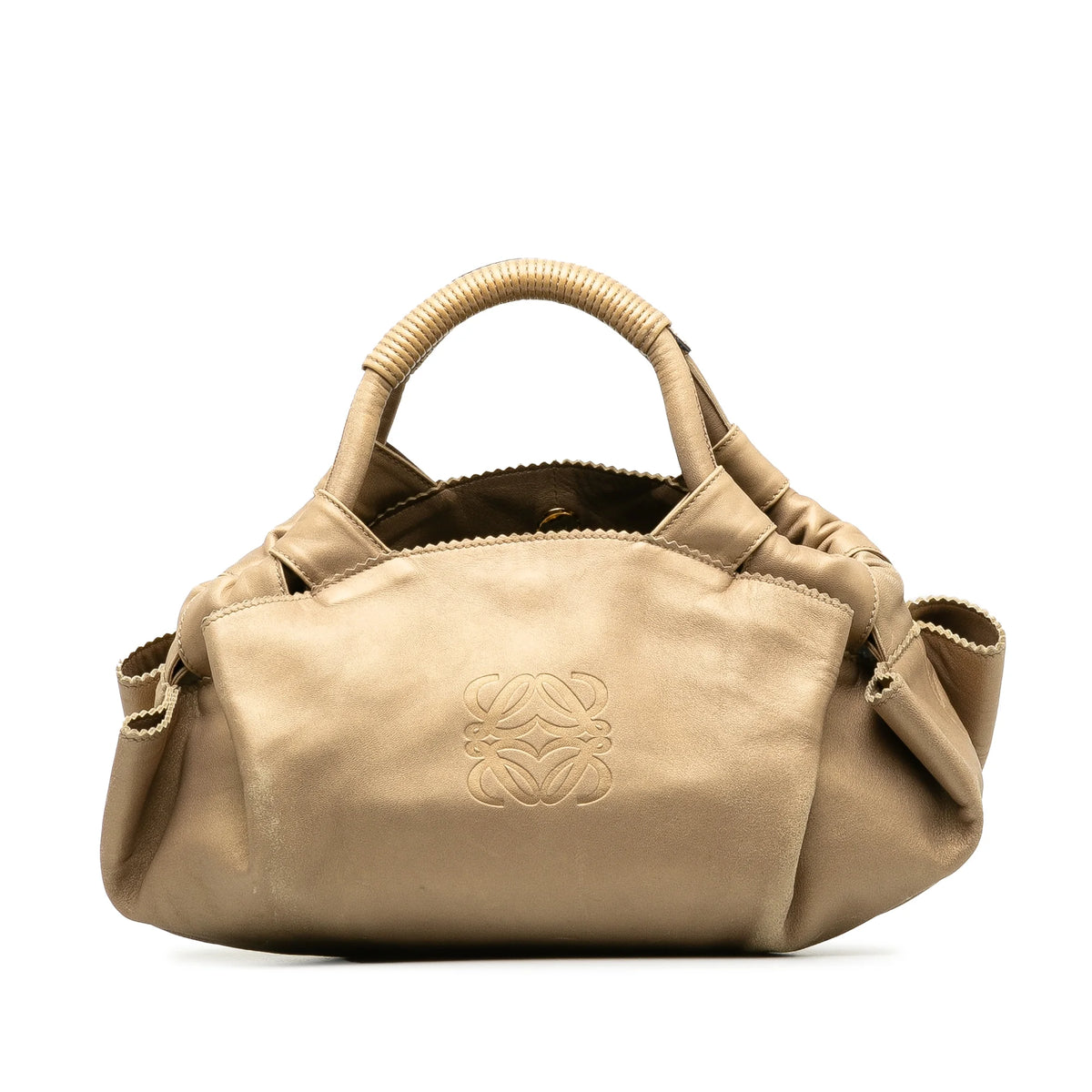 Brown Calf Leather Handbag B496935