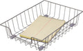 Letter Desk Tray Organizer, Wire, Silver, 3 X 10 X 14-1/8 In E9853