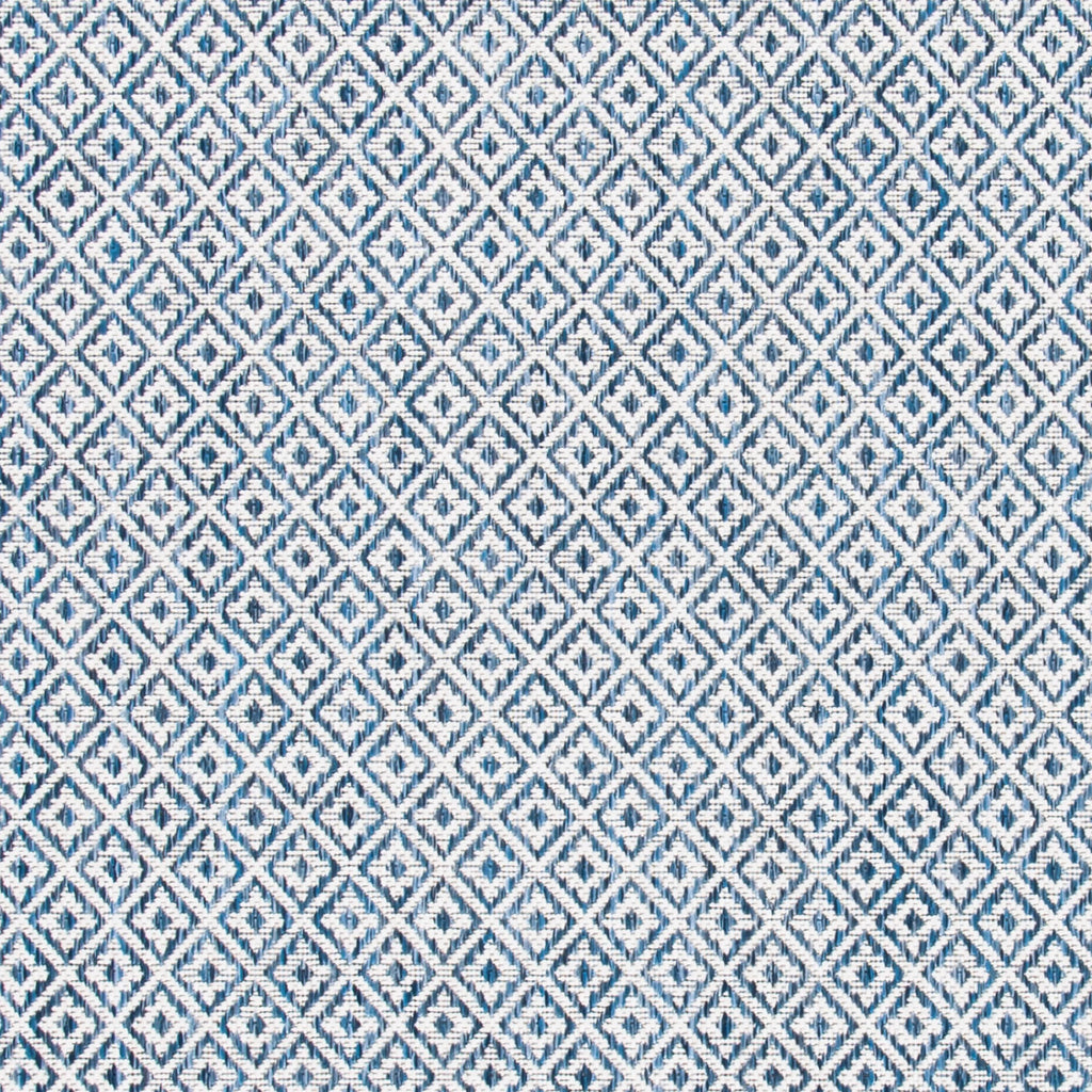 Blue Navy Geometric Area Rug C46469