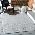 Blue Navy Geometric Area Rug C46469