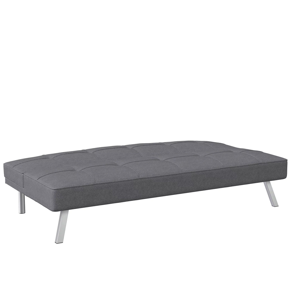 Charcoal Gray Fabric Futon E554601