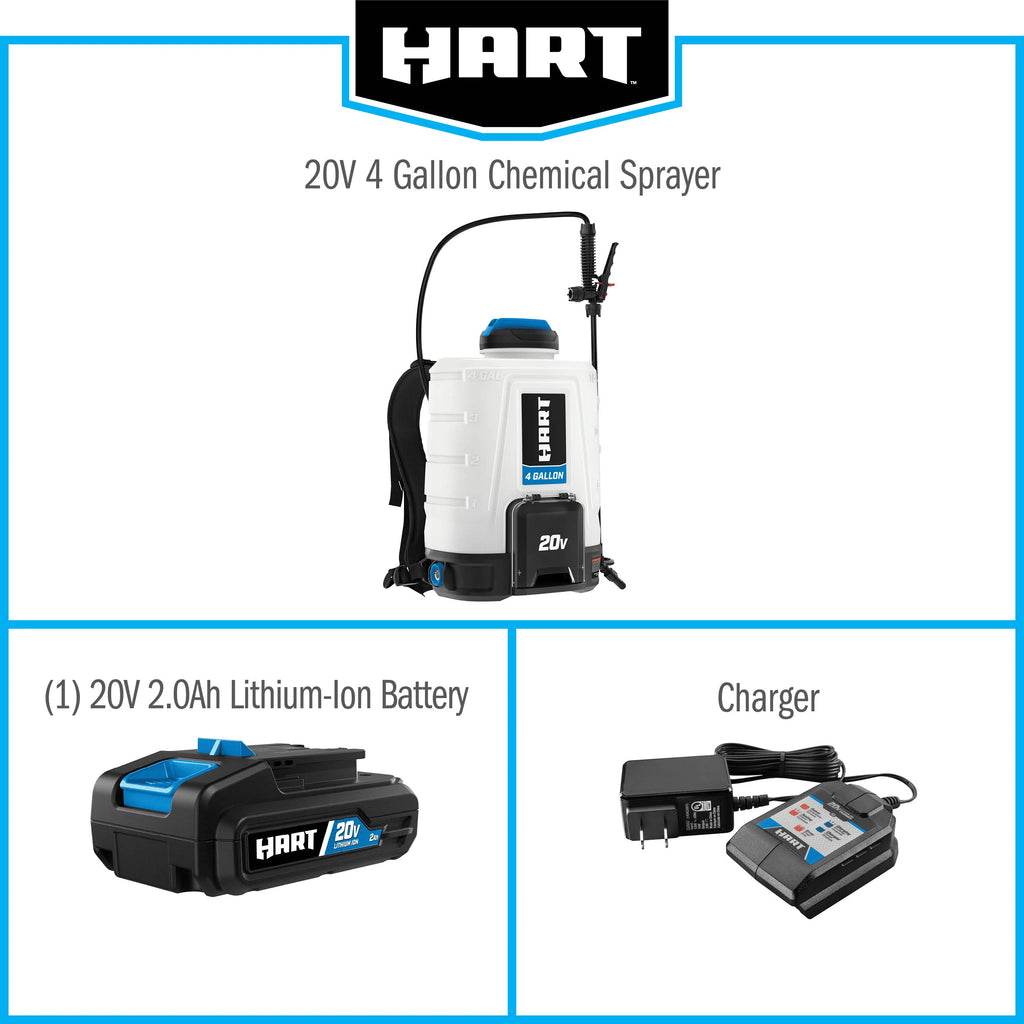 20-Volt 4 Gallon Chemical Sprayer Kit J708